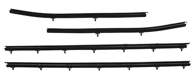 1968-1972 Nova 2 Door Hardtop Outers Only Replacement Style Window Felts Whiskers Kit